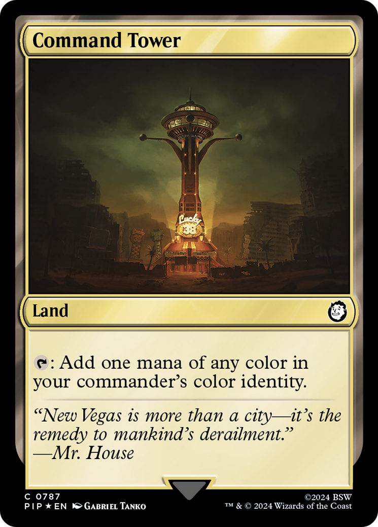 Command Tower (Surge Foil) [Fallout] - Magic: The Gathering - Card Brawlers | Quebec | Canada |
