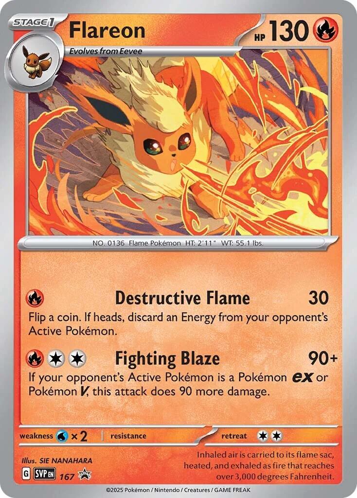 Flareon (SVP167) [Scarlet & Violet: Black Star Promos] - Pokémon - Card Brawlers | Quebec | Canada |