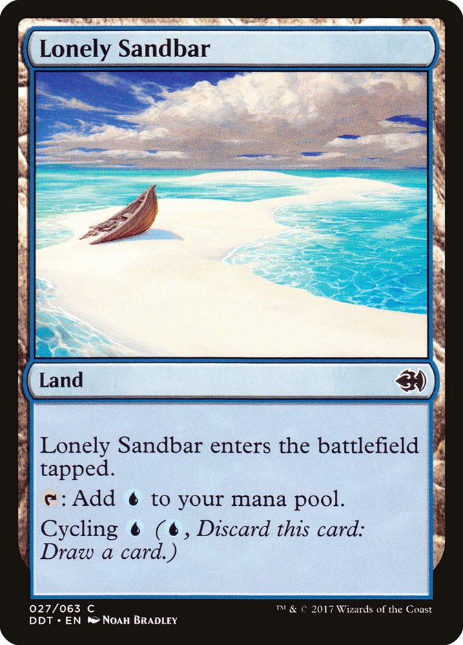 Lonely Sandbar [Duel Decks: Merfolk vs. Goblins] - Magic: The Gathering - Card Brawlers | Quebec | Canada |