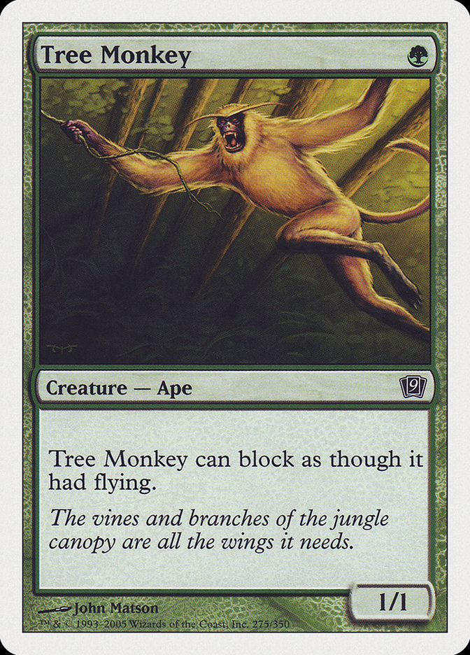 Tree Monkey [Ninth Edition] - Magic: The Gathering - Card Brawlers | Quebec | Canada |