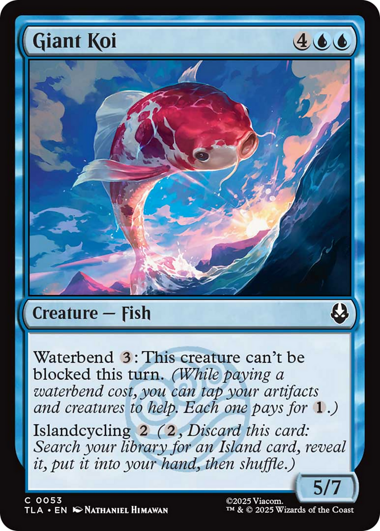 Giant Koi [Avatar: The Last Airbender] - Magic: The Gathering - Card Brawlers | Quebec | Canada |
