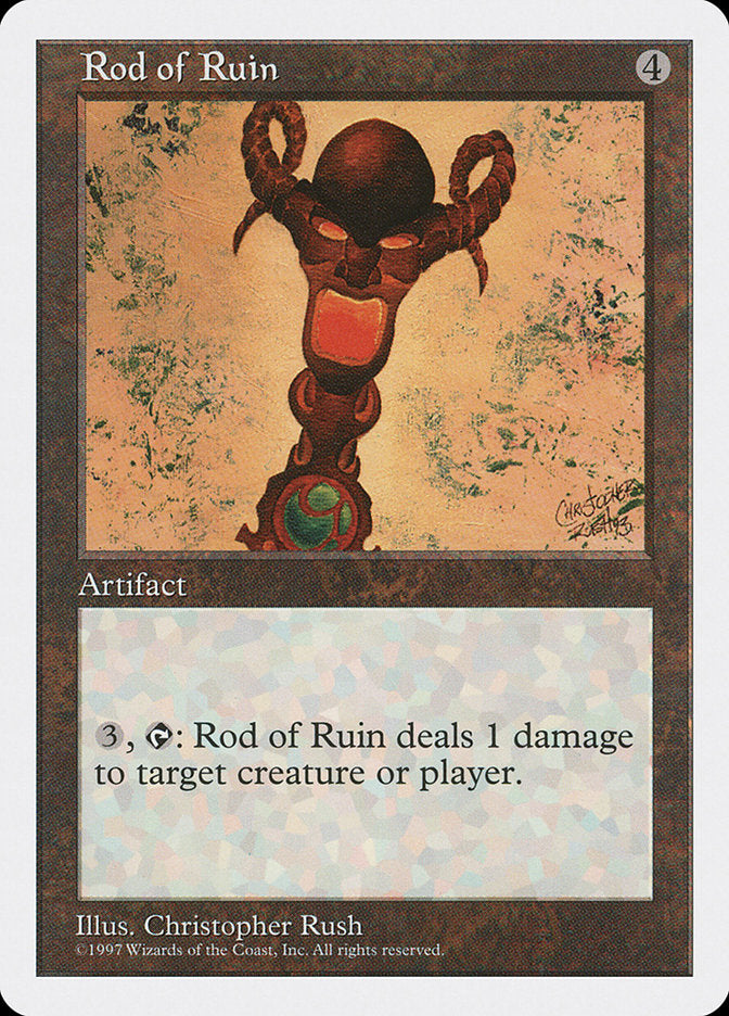 Rod of Ruin [Fifth Edition] - Magic: The Gathering - Card Brawlers | Quebec | Canada |