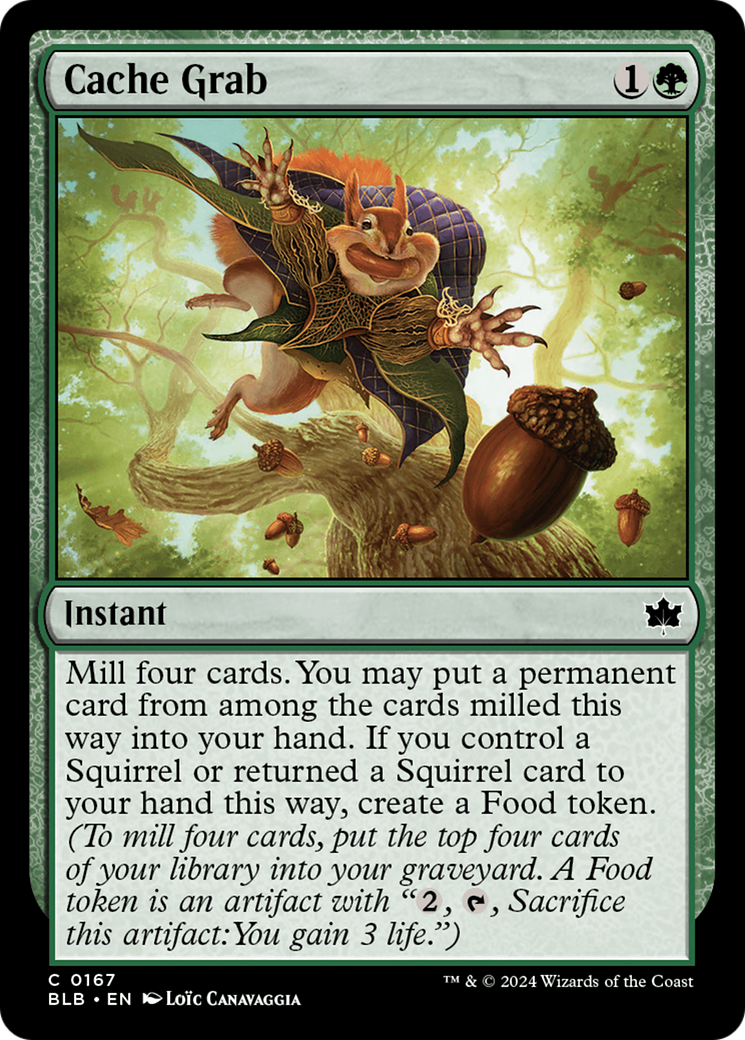 Cache Grab [Bloomburrow] - Magic: The Gathering - Card Brawlers | Quebec | Canada |