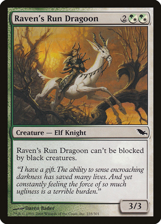 Raven's Run Dragoon [Shadowmoor] - Magic: The Gathering - Card Brawlers | Quebec | Canada |