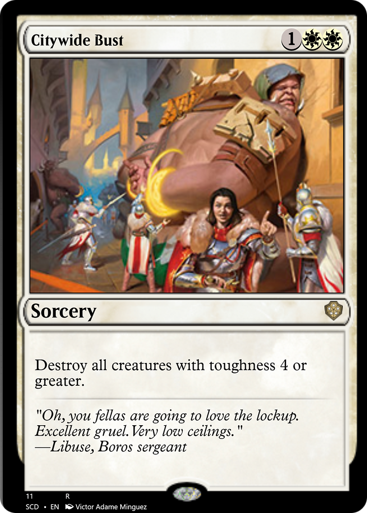 Citywide Bust [Starter Commander Decks] - Magic: The Gathering - Card Brawlers | Quebec | Canada |