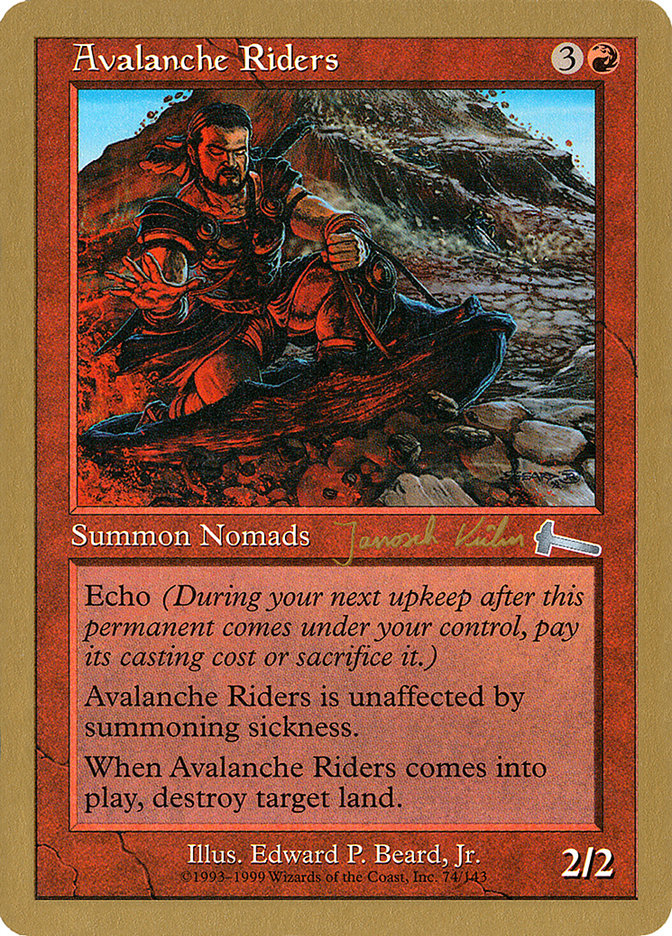 Avalanche Riders (Janosch Kuhn) [World Championship Decks 2000] - Magic: The Gathering - Card Brawlers | Quebec | Canada |
