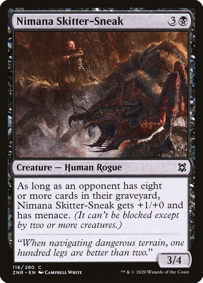 Nimana Skitter-Sneak [Zendikar Rising] - Magic: The Gathering - Card Brawlers | Quebec | Canada |