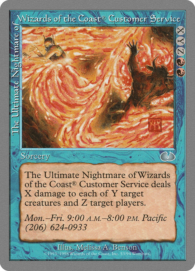 The Ultimate Nightmare of Wizards of the Coast® Customer Service [Unglued] - Magic: The Gathering - Card Brawlers | Quebec | Canada |