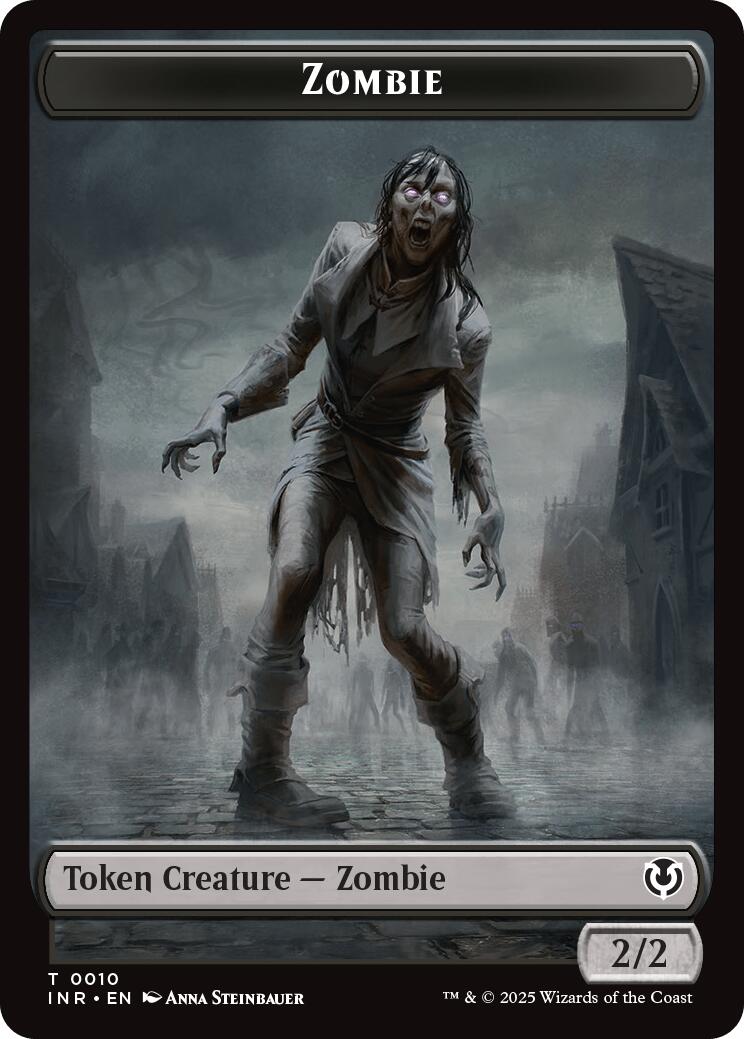 Zombie (0010) // Blood Double-Sided Token [Innistrad Remastered Tokens] - Magic: The Gathering - Card Brawlers | Quebec | Canada |