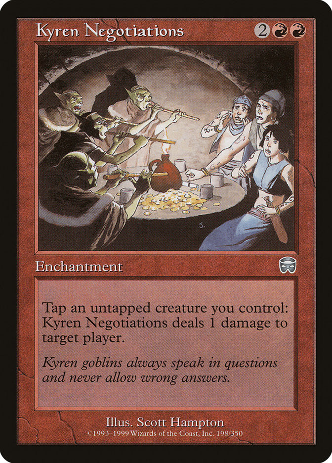 Kyren Negotiations [Mercadian Masques] - Magic: The Gathering - Card Brawlers | Quebec | Canada |