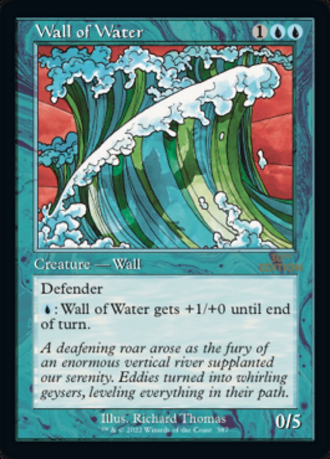 Wall of Water (Retro) [30th Anniversary Edition] - Magic: The Gathering - Card Brawlers | Quebec | Canada |