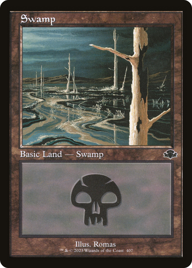 Swamp (407) (Retro) [Dominaria Remastered] - Magic: The Gathering - Card Brawlers | Quebec | Canada |