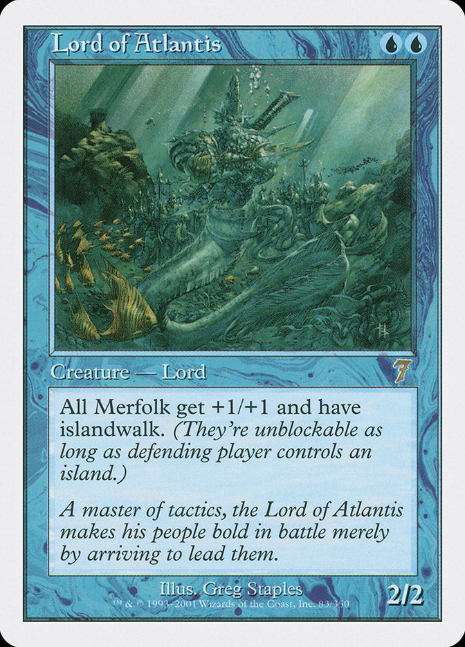 Lord of Atlantis [Seventh Edition] - Magic: The Gathering - Card Brawlers | Quebec | Canada |