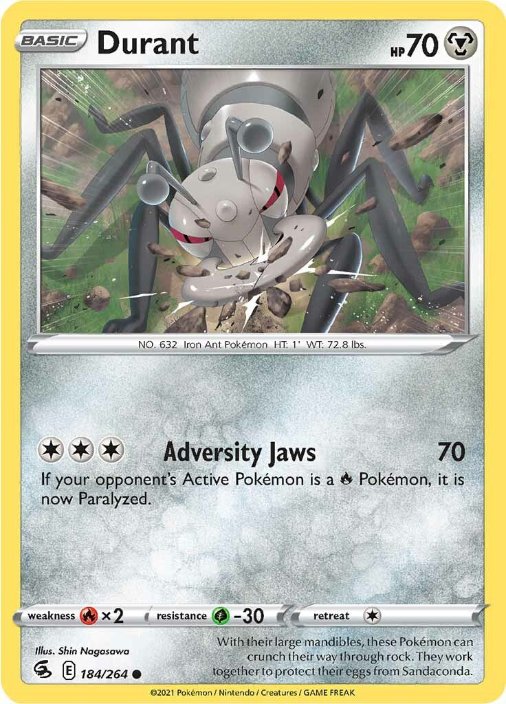 Durant (184/264) [Sword & Shield: Fusion Strike] - Pokémon - Card Brawlers | Quebec | Canada |