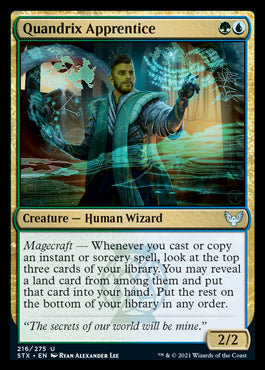 Quandrix Apprentice [Strixhaven: School of Mages] - Magic: The Gathering - Card Brawlers | Quebec | Canada |