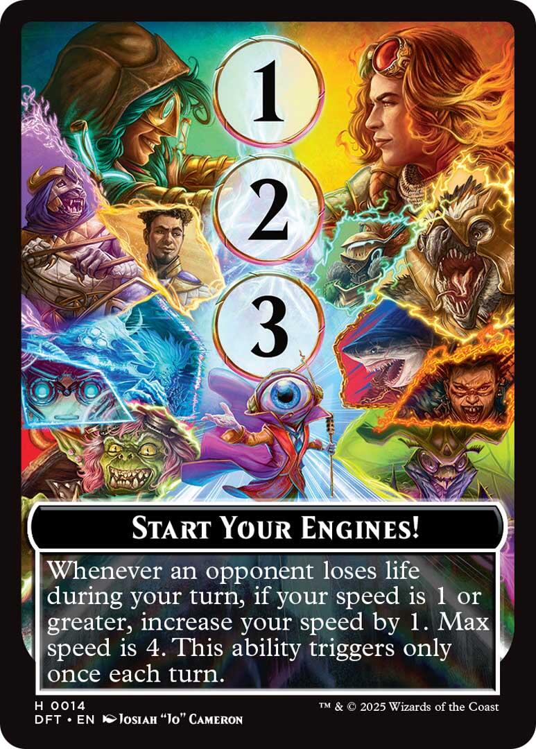 Start Your Engines! // Max Speed [Aetherdrift Tokens] - Magic: The Gathering - Card Brawlers | Quebec | Canada |
