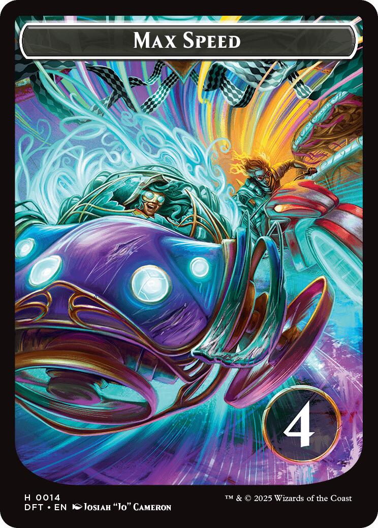 Start Your Engines! // Max Speed [Aetherdrift Tokens] - Magic: The Gathering - Card Brawlers | Quebec | Canada |