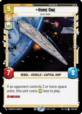 Home One - On My Mark (204/262) (204/262) [Jump to Lightspeed] - Fantasy Flight Games - Card Brawlers | Quebec | Canada |