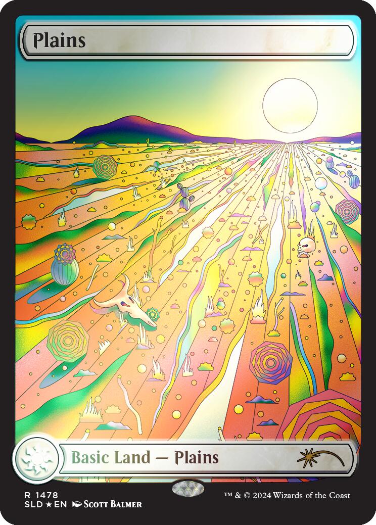 Plains (1478) (Rainbow Foil) [Secret Lair Drop Series] - Magic: The Gathering - Card Brawlers | Quebec | Canada |