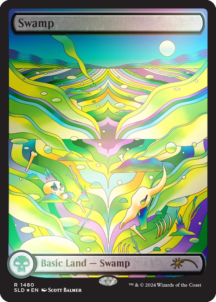 Swamp (1480) (Rainbow Foil) [Secret Lair Drop Series] - Magic: The Gathering - Card Brawlers | Quebec | Canada |