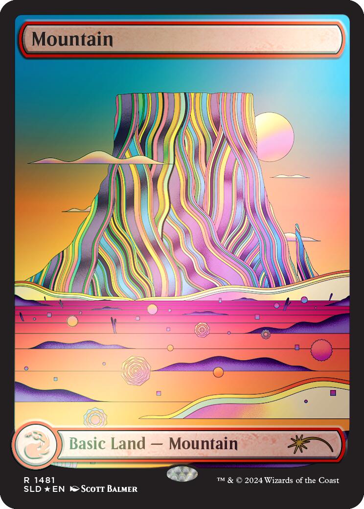 Mountain (1481) (Rainbow Foil) [Secret Lair Drop Series] - Magic: The Gathering - Card Brawlers | Quebec | Canada |