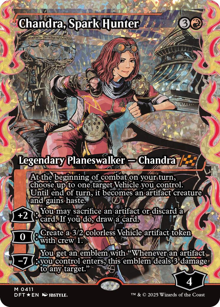 Chandra, Spark Hunter (Showcase Fracture Foil) (Japanese) [Aetherdrift] - Magic: The Gathering - Card Brawlers | Quebec | Canada |