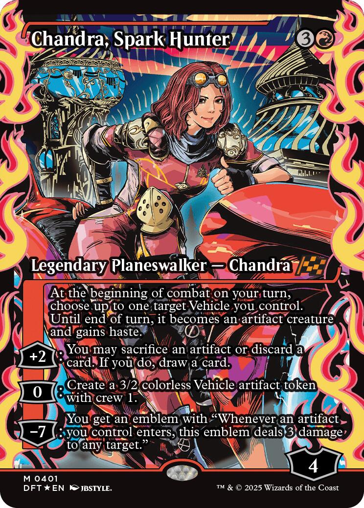 Chandra, Spark Hunter (Showcase) (Japanese) [Aetherdrift] - Magic: The Gathering - Card Brawlers | Quebec | Canada |