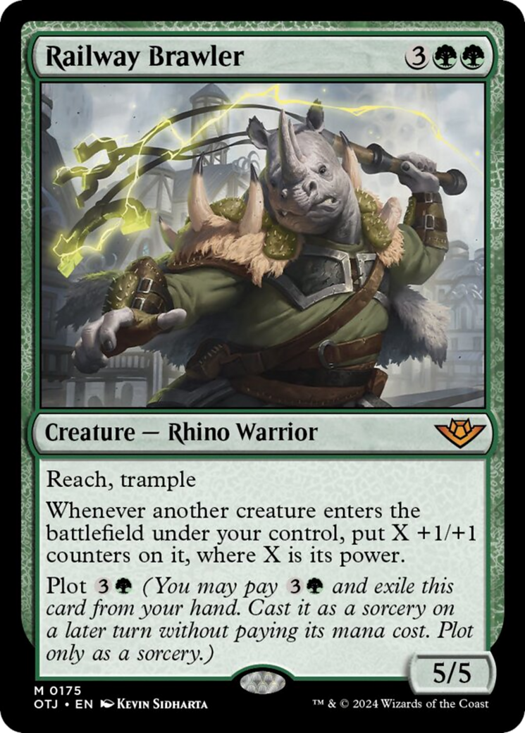 Railway Brawler [Outlaws of Thunder Junction] - Magic: The Gathering - Card Brawlers | Quebec | Canada |