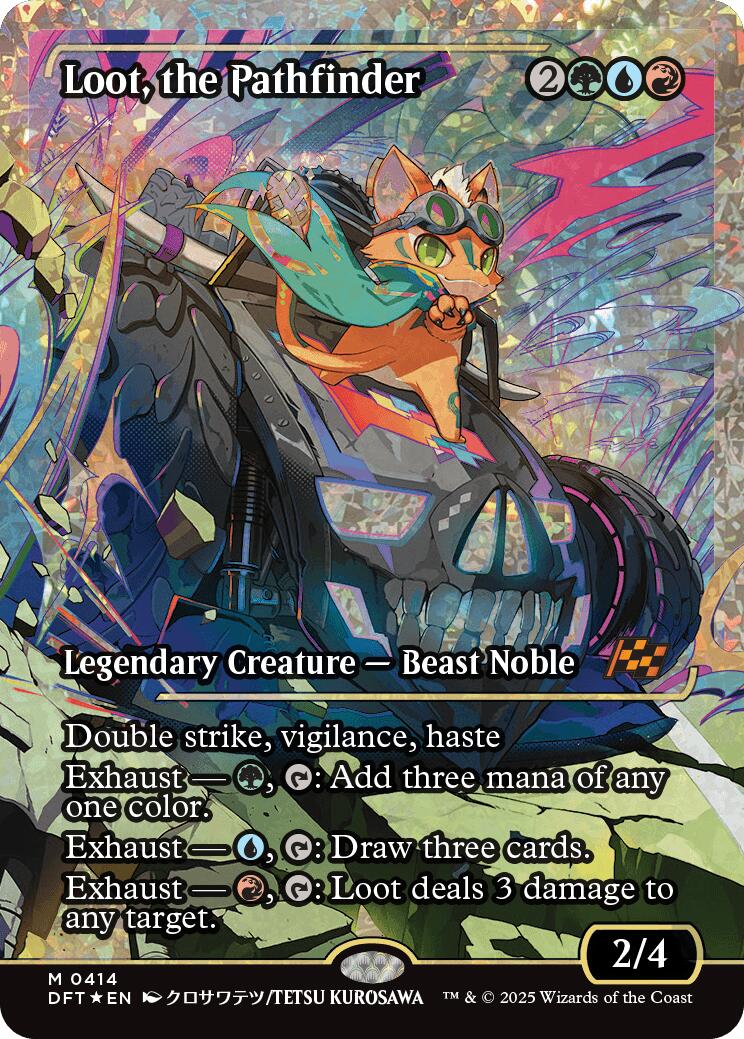 Loot, the Pathfinder (Showcase Fracture Foil) (Japanese) [Aetherdrift] - Magic: The Gathering - Card Brawlers | Quebec | Canada |