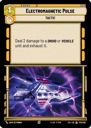 Electromagnetic Pulse (230/262) (230/257) [Jump to Lightspeed] - Fantasy Flight Games - Card Brawlers | Quebec | Canada |