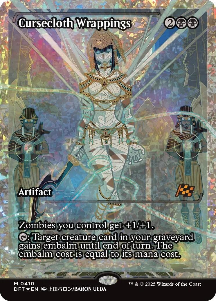 Cursecloth Wrappings (Showcase Fracture Foil) (Japanese) [Aetherdrift] - Magic: The Gathering - Card Brawlers | Quebec | Canada |