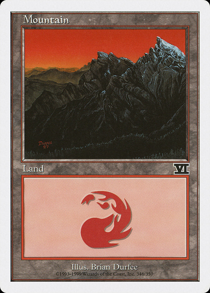 Mountain (346) [Classic Sixth Edition] - Magic: The Gathering - Card Brawlers | Quebec | Canada |