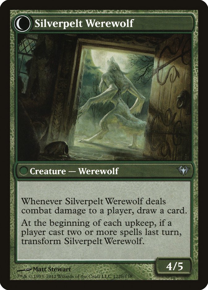 Lambholt Elder // Silverpelt Werewolf [Dark Ascension] - Magic: The Gathering - Card Brawlers | Quebec | Canada |