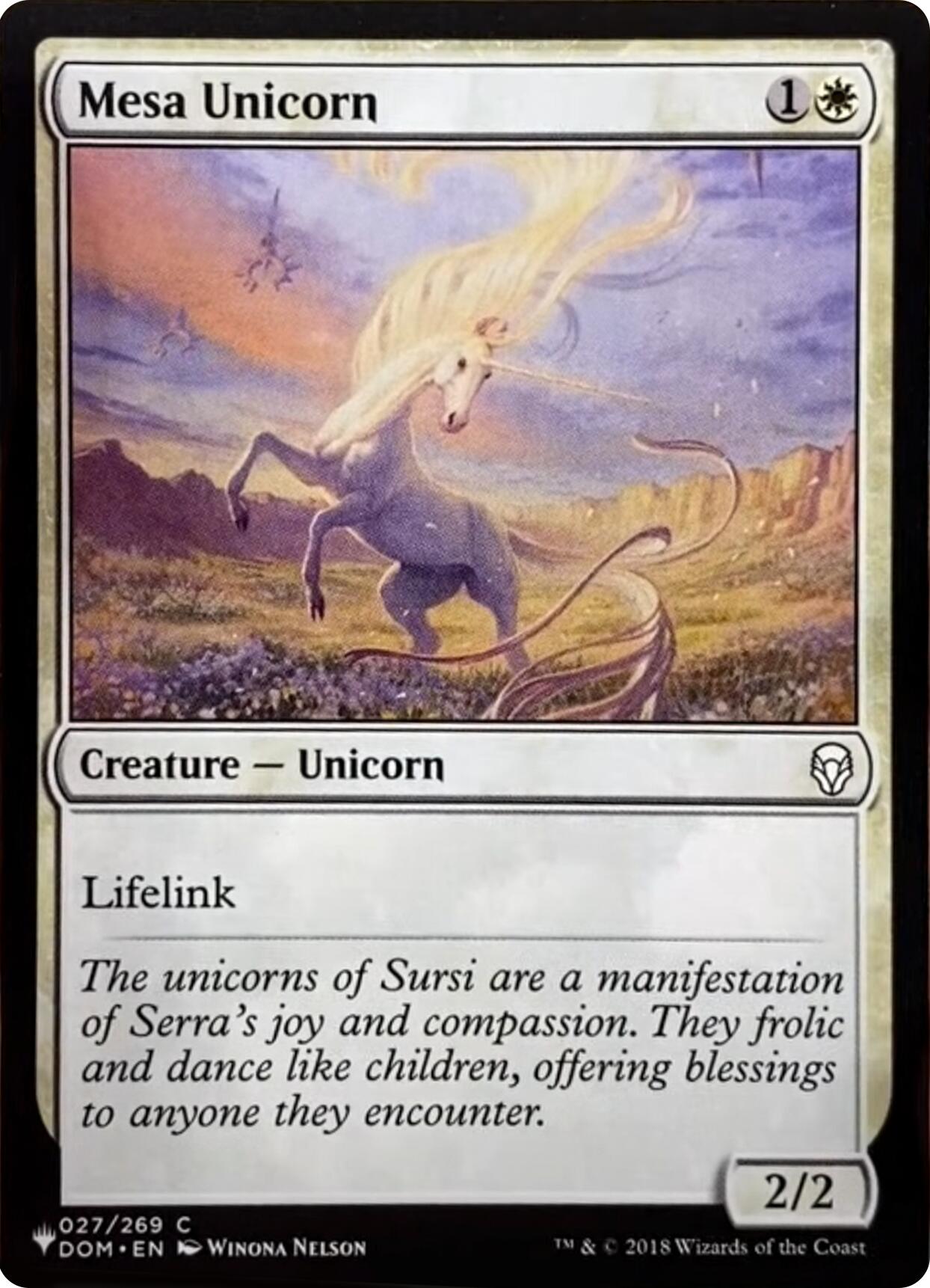 Mesa Unicorn [The List] - Magic: The Gathering - Card Brawlers | Quebec | Canada |
