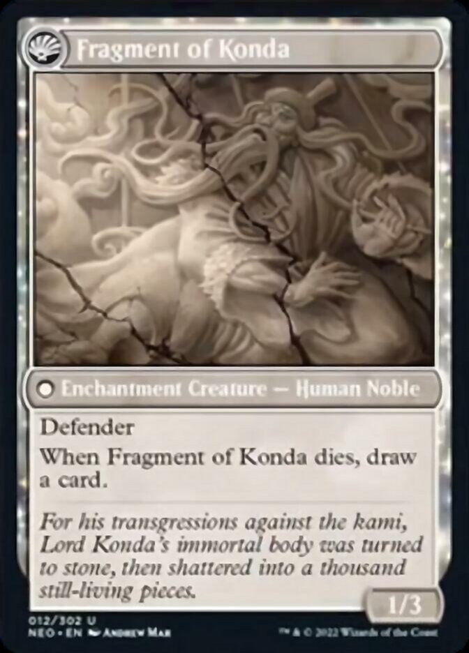 The Fall of Lord Konda // Fragment of Konda [Kamigawa: Neon Dynasty] - Magic: The Gathering - Card Brawlers | Quebec | Canada |