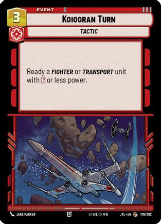 Koiogran Turn (179/262) (179/257) [Jump to Lightspeed] - Fantasy Flight Games - Card Brawlers | Quebec | Canada |