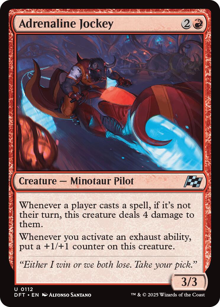 Adrenaline Jockey [Aetherdrift] - Magic: The Gathering - Card Brawlers | Quebec | Canada |
