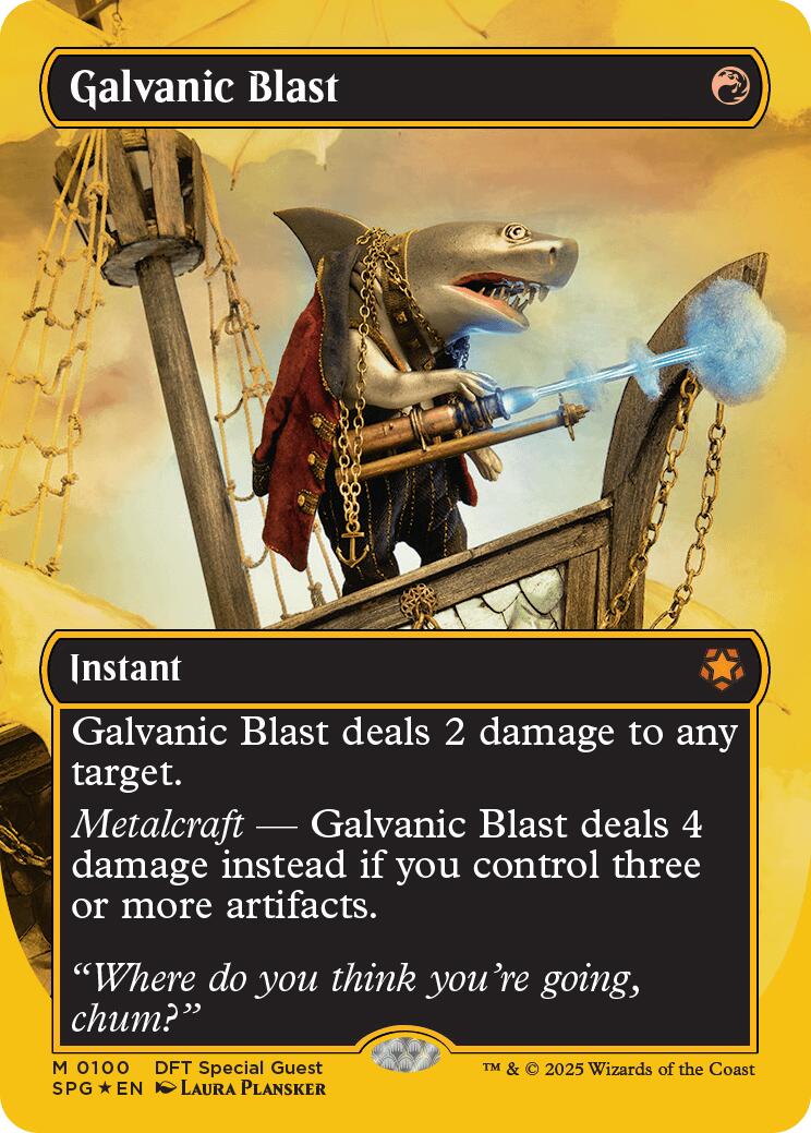 Galvanic Blast (Borderless) (First-Place Foil) [Aetherdrift Special Guests] - Magic: The Gathering - Card Brawlers | Quebec | Canada |