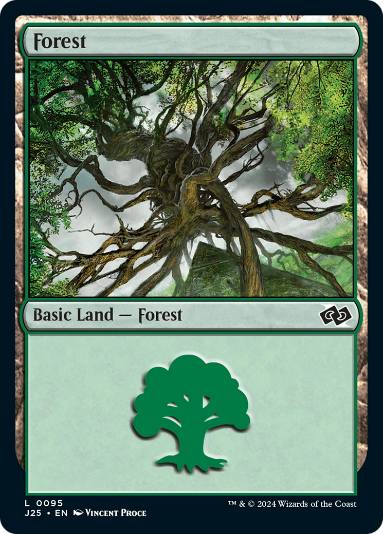 Forest (95) [Foundations Jumpstart] - Magic: The Gathering - Card Brawlers | Quebec | Canada |