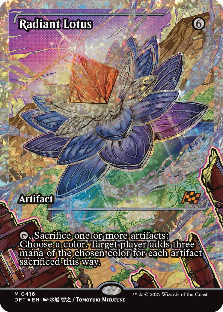 Radiant Lotus (Showcase Fracture Foil) (Japanese) [Aetherdrift] - Magic: The Gathering - Card Brawlers | Quebec | Canada |