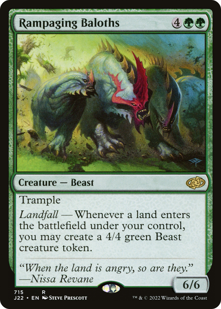 Rampaging Baloths [Jumpstart 2022] - Magic: The Gathering - Card Brawlers | Quebec | Canada |