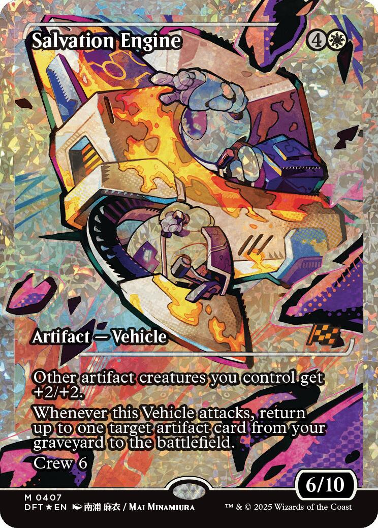 Salvation Engine (Showcase Fracture Foil) (Japanese) [Aetherdrift] - Magic: The Gathering - Card Brawlers | Quebec | Canada |