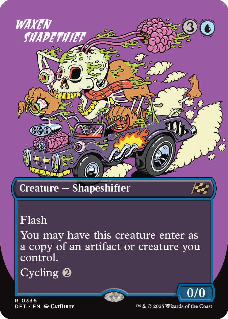 Waxen Shapethief (Borderless) [Aetherdrift] - Magic: The Gathering - Card Brawlers | Quebec | Canada |