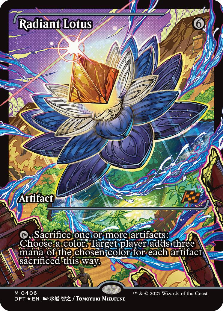 Radiant Lotus (Showcase) (Japanese) [Aetherdrift] - Magic: The Gathering - Card Brawlers | Quebec | Canada |