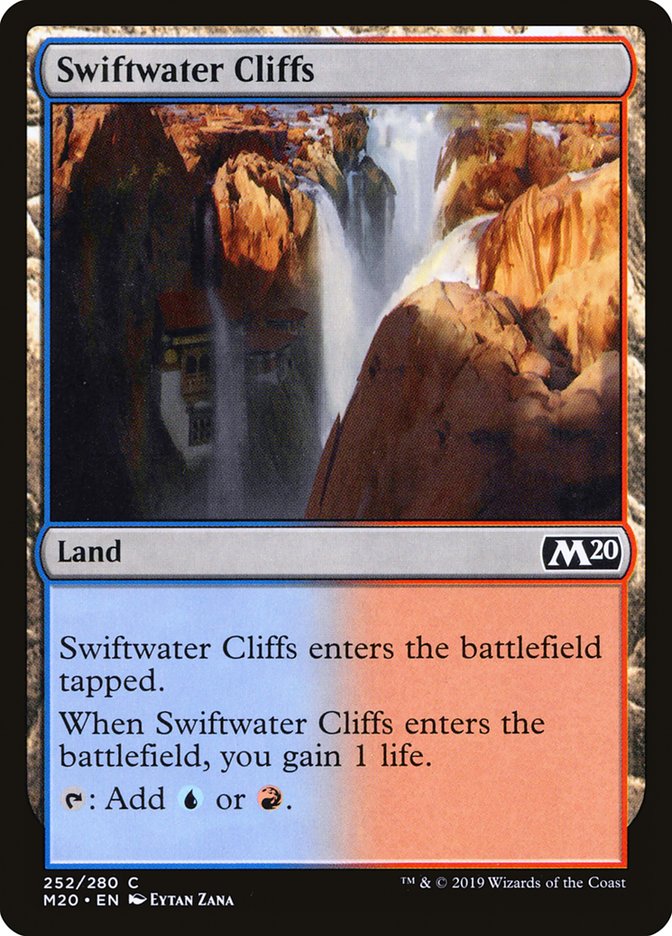 Swiftwater Cliffs [Core Set 2020] - Magic: The Gathering - Card Brawlers | Quebec | Canada |