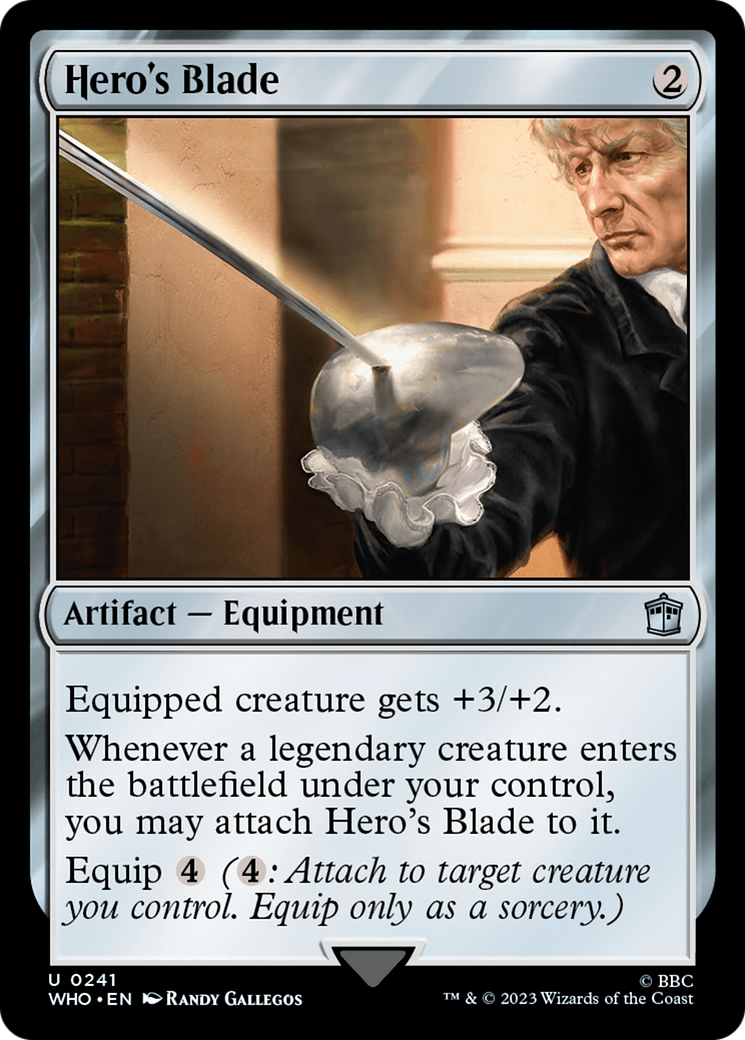Hero's Blade [Doctor Who] - Magic: The Gathering - Card Brawlers | Quebec | Canada |
