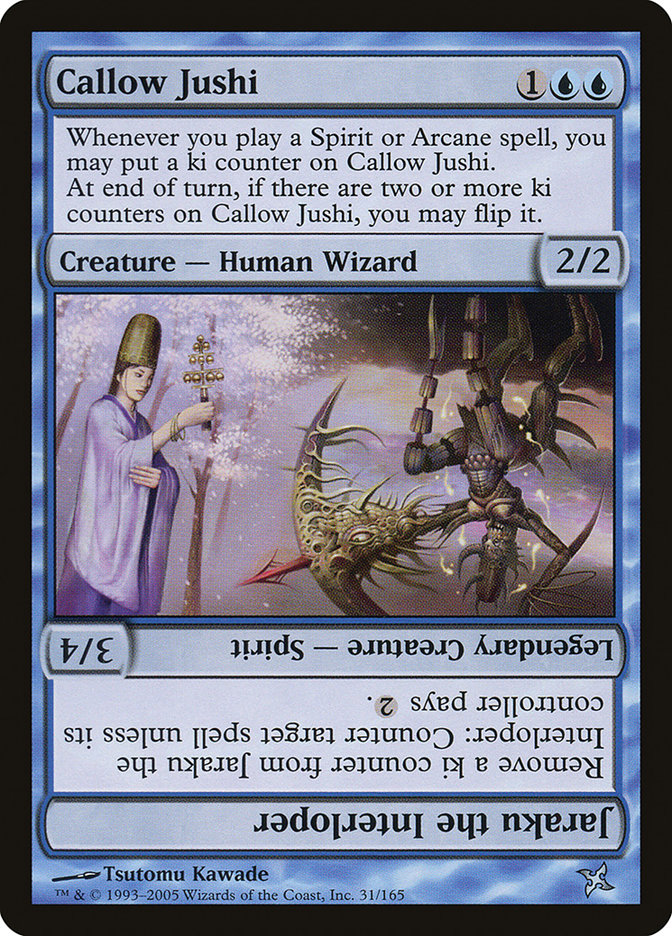 Callow Jushi // Jaraku the Interloper [Betrayers of Kamigawa] - Magic: The Gathering - Card Brawlers | Quebec | Canada |