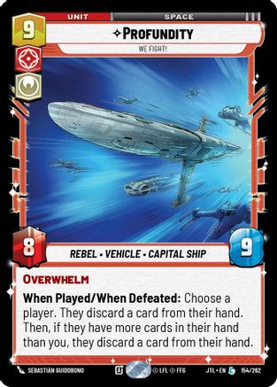 Profundity - We Fight! (154/262) (154/257) [Jump to Lightspeed] - Fantasy Flight Games - Card Brawlers | Quebec | Canada |