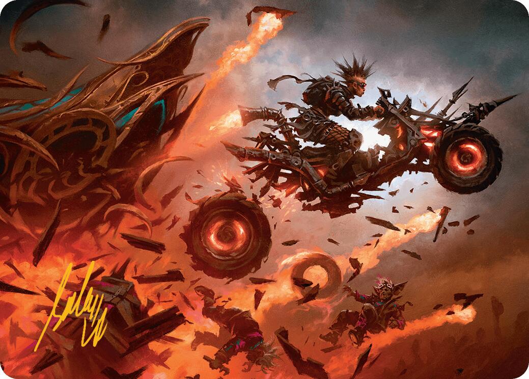 Gastal Blockbuster Art Card (Gold-Stamped Signature) [Aetherdrift Art Series] - Magic: The Gathering - Card Brawlers | Quebec | Canada |