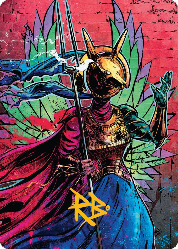 Hazoret, Godseeker Art Card (Gold-Stamped Signature) [Aetherdrift Art Series] - Magic: The Gathering - Card Brawlers | Quebec | Canada |